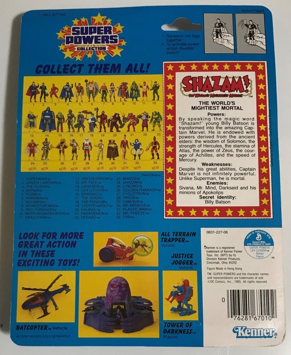 Kenner Super Powers Mr. Freeze & Shazam | Both Factory