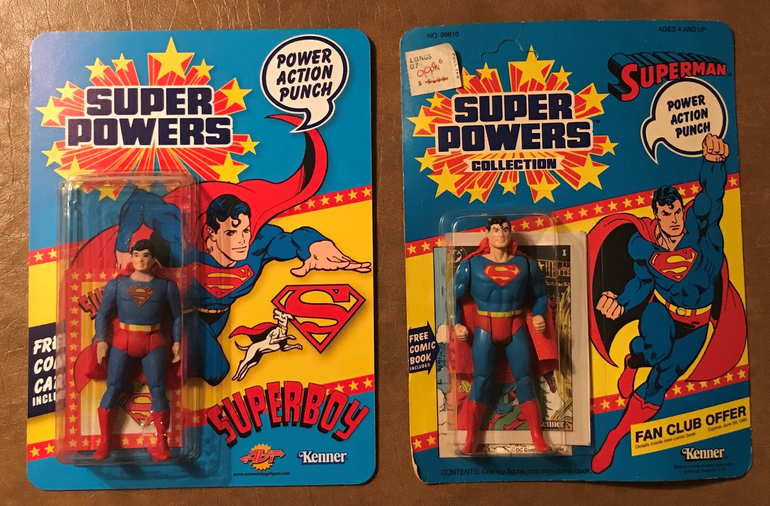 Kenner 1984 dc super powers superman and super-mobile (incomplete)