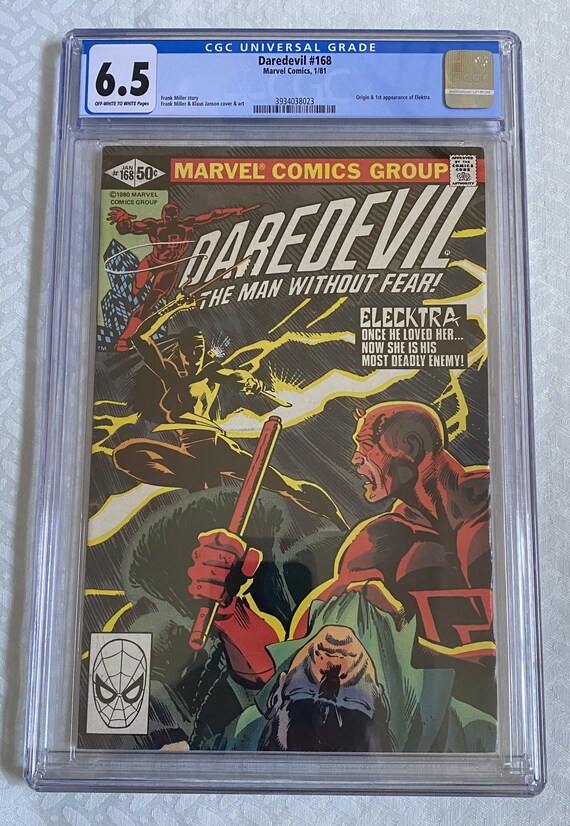 Daredevil #168 First Appearance of Elektra From 1981 CGC Graded