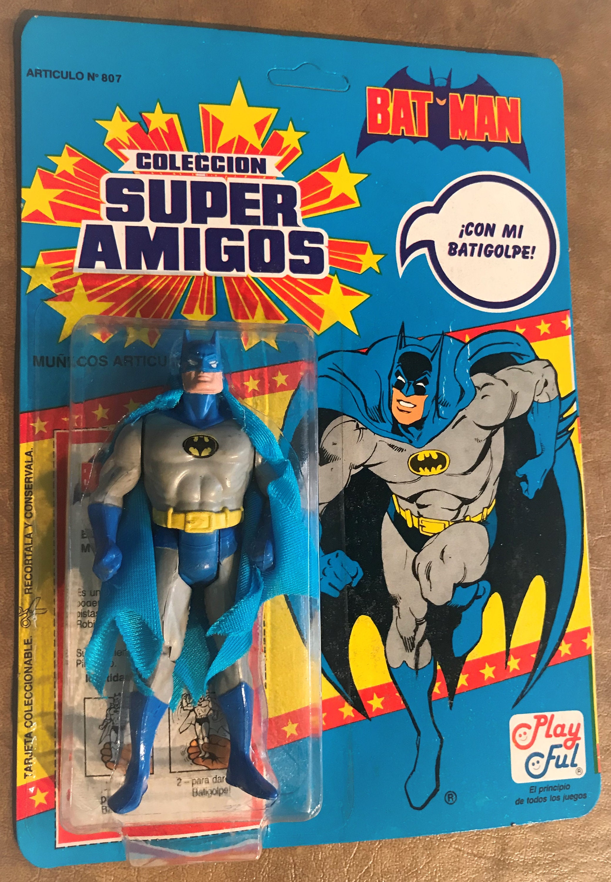 Custom Kenner Super Powers - SUPER AMIGOS RIDDLER - Mint-on-Card!