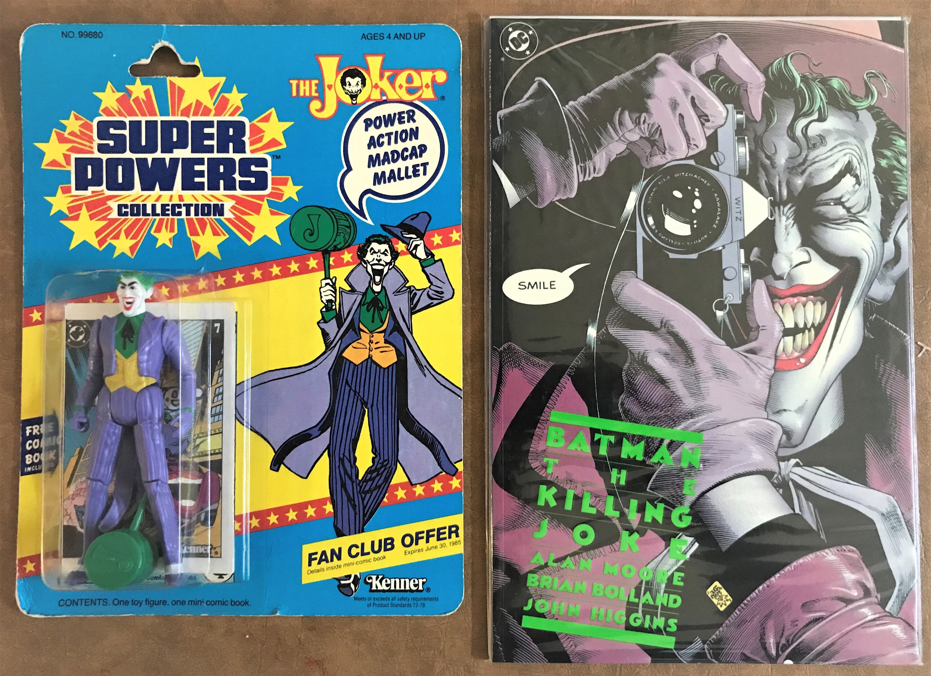 Kenner Super Powers Joker 12-back Vintage Original Toy From