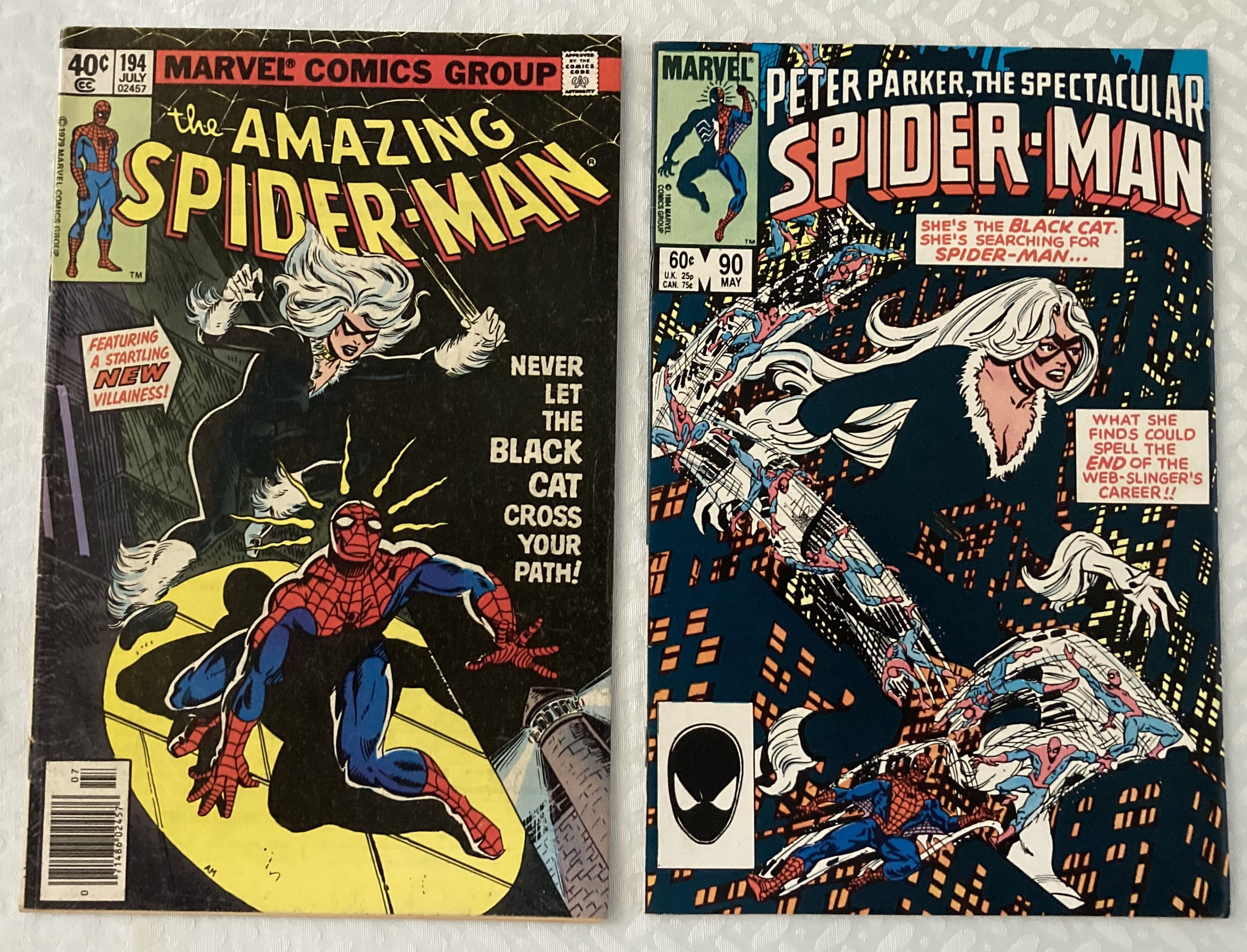 COMICS NEWS　ハガキ　チラシ　計46枚　1981年～1990年 1st Appearance Key Comic Set | Black Cat (felicia Hardy) - Etsy Israel