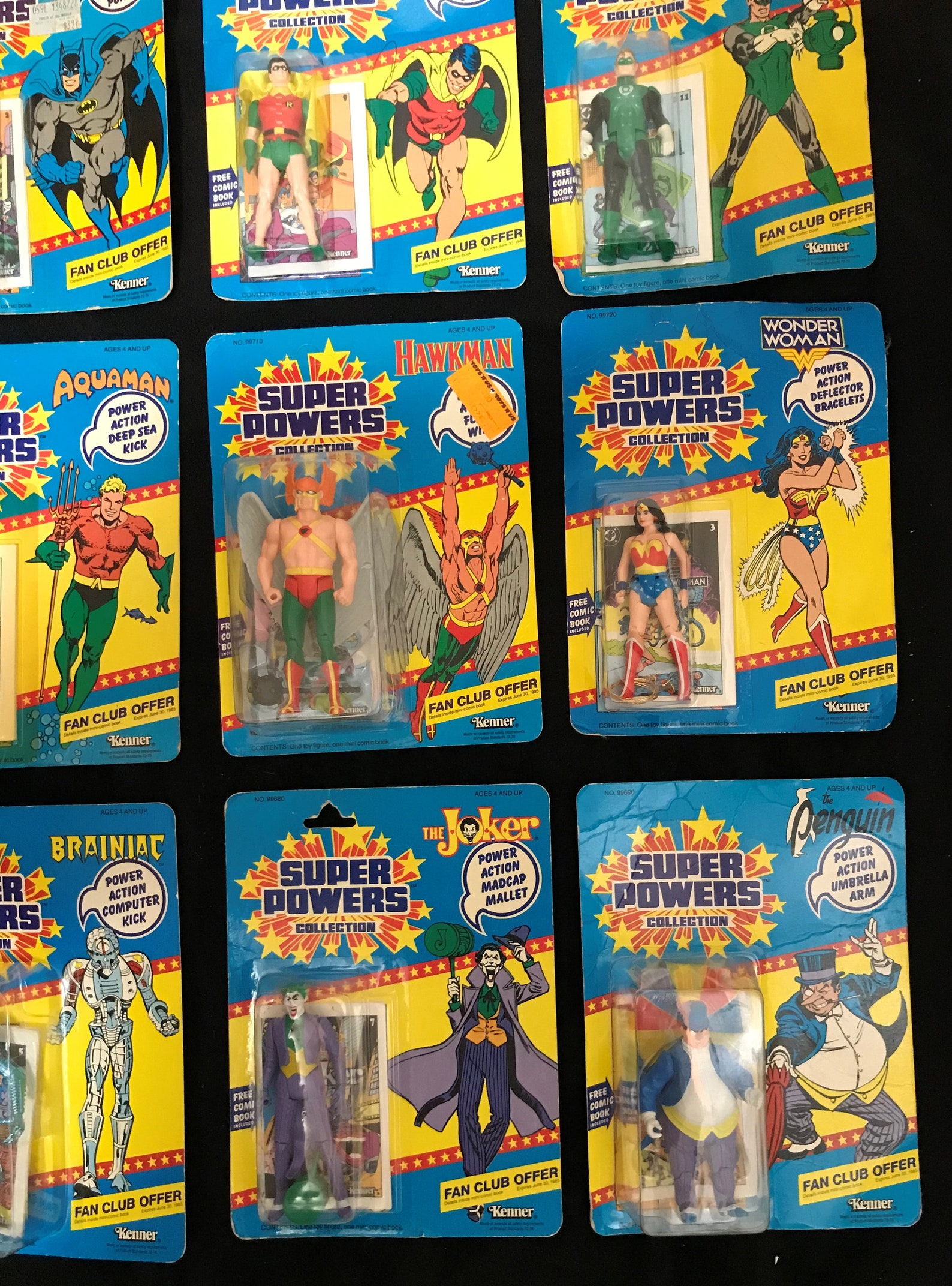Kenner Super Powers 12-Back Fan Club Offer Complete Set. All | Etsy