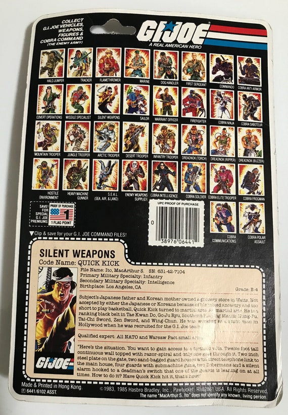 GI Joe Quick Kick Variants | Set of 2ea - Etsy Canada