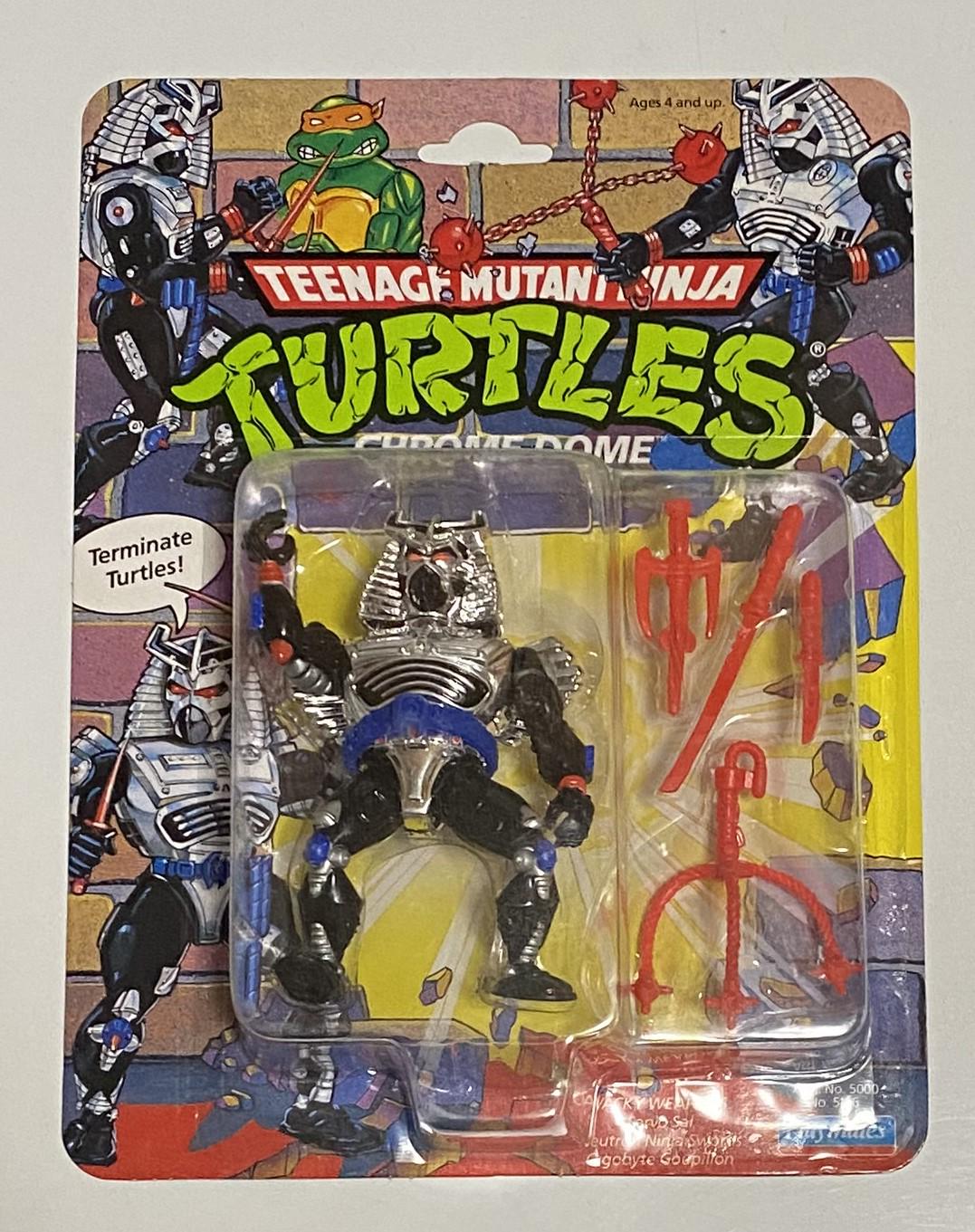 Chrome Dome 1991 Vintage Teenage Mutant Ninja Turtles TMNT