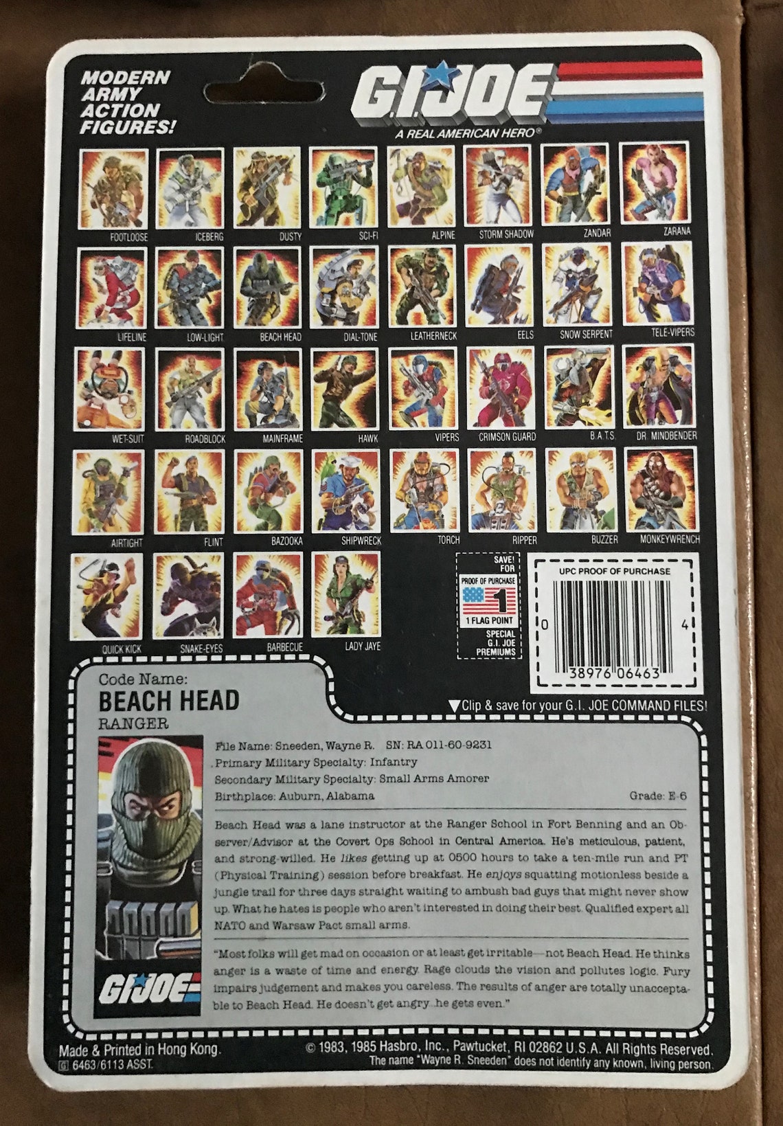 GI Joe Beach Head Variants Set of 4ea | Etsy