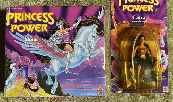 Vintage Princess of Power Catra and Storm Set | 1984 Mattel 100