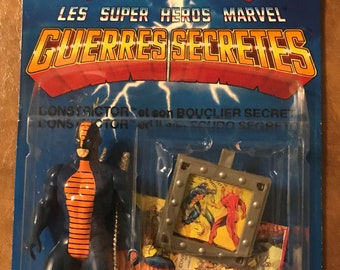 Figurine Vintage Mattel Secret Wars – Constrictor – 1984 – Guerres Secrètes
