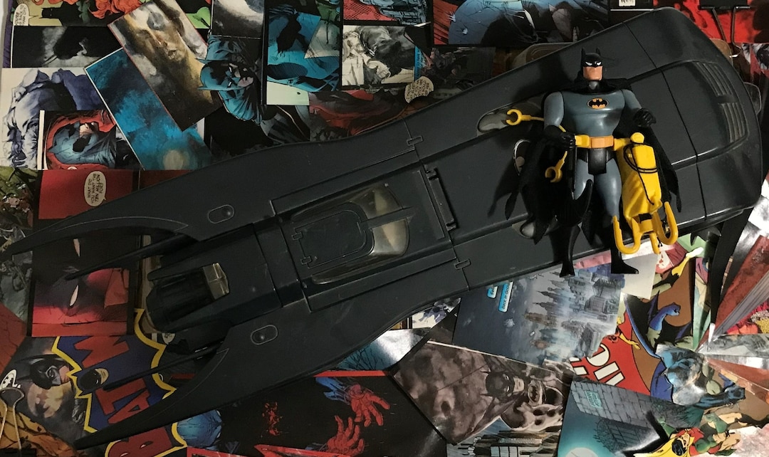 Batmobile HOVERBAT - Batman The Animated Series - Kenner 1993 - Jouet Vintage