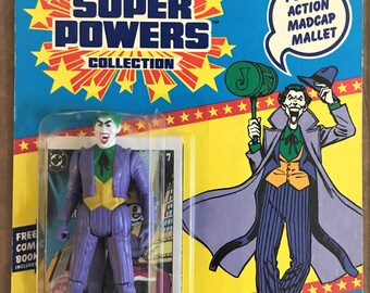 Kenner Super Powers Joker 12-back Vintage Original Toy From 1984