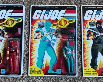 1986 VINTAGE ARAH G.I. JOE COBRA DR. MINDBENDER V1 MASTER OF MIND CONTROL LOOSE 100% COMPLETE (a