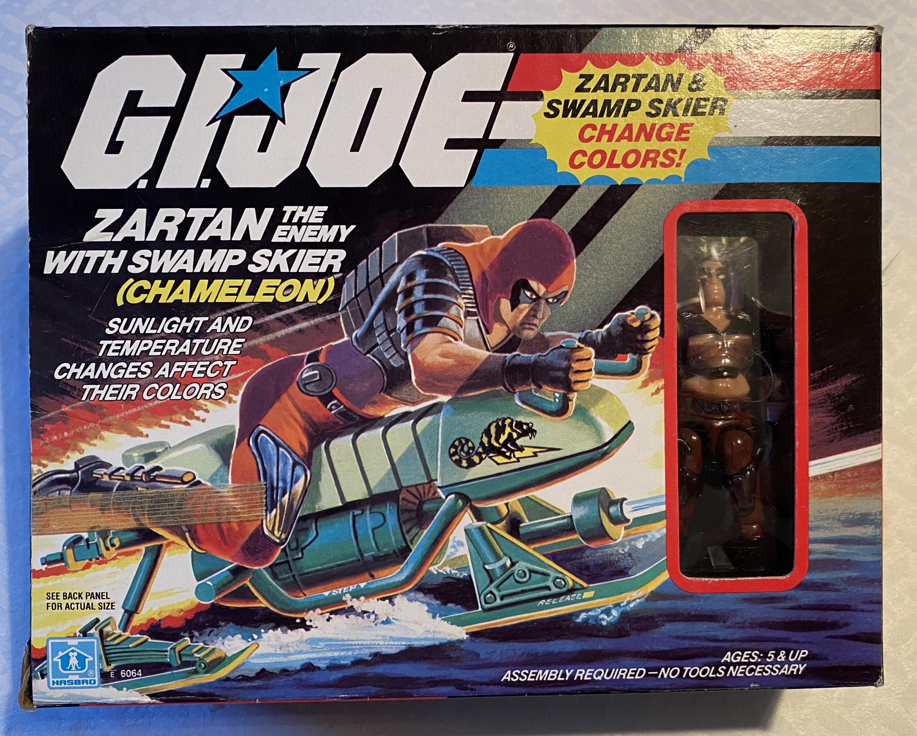GI Joe A Real American Hero ARAH Zartan W/ Chameleon Swamp Skier