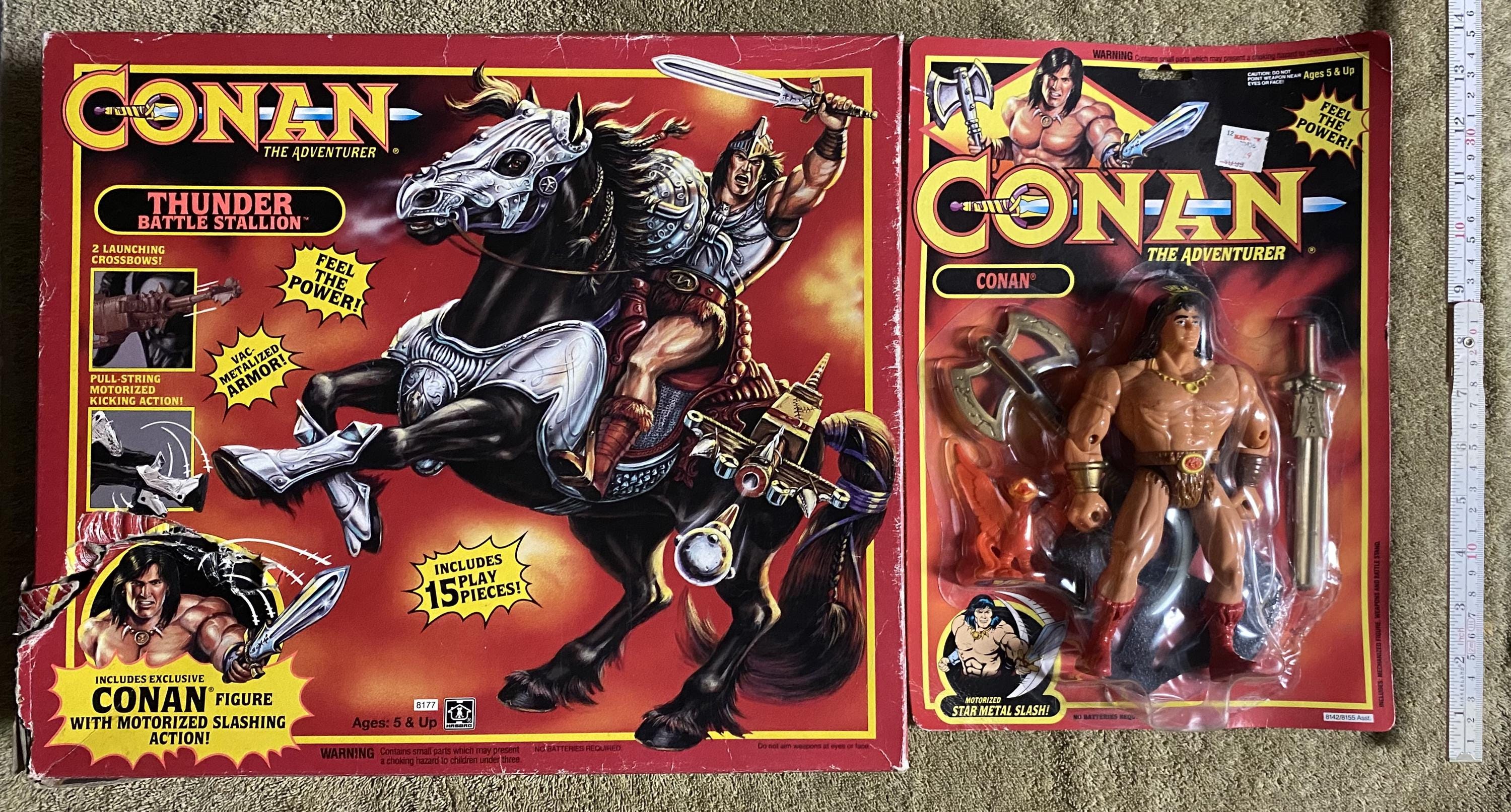 Vintage Conan the Adventurer and Thunder Set | 1992 100% Complete