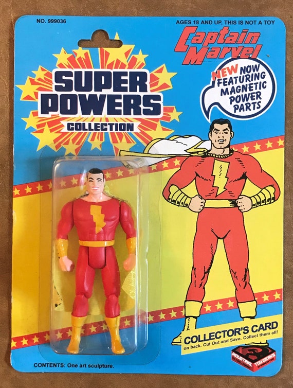 Super Powers Captain Marvel Shazam - Factory Sealed and 100