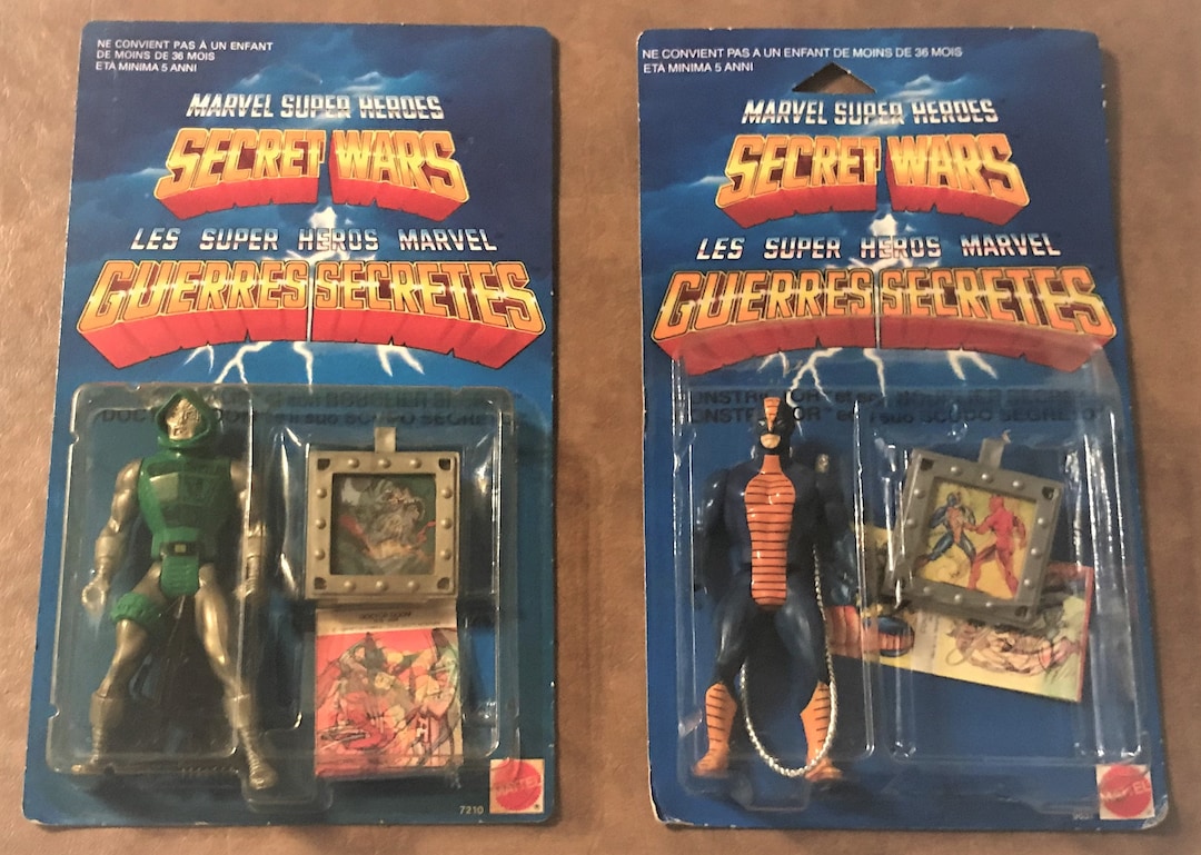 Figurine Vintage Mattel Secret Wars – Constrictor – 1984 – Guerres Secrètes