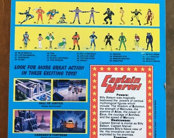 Super Powers Captain Marvel Shazam - Factory Sealed and 100