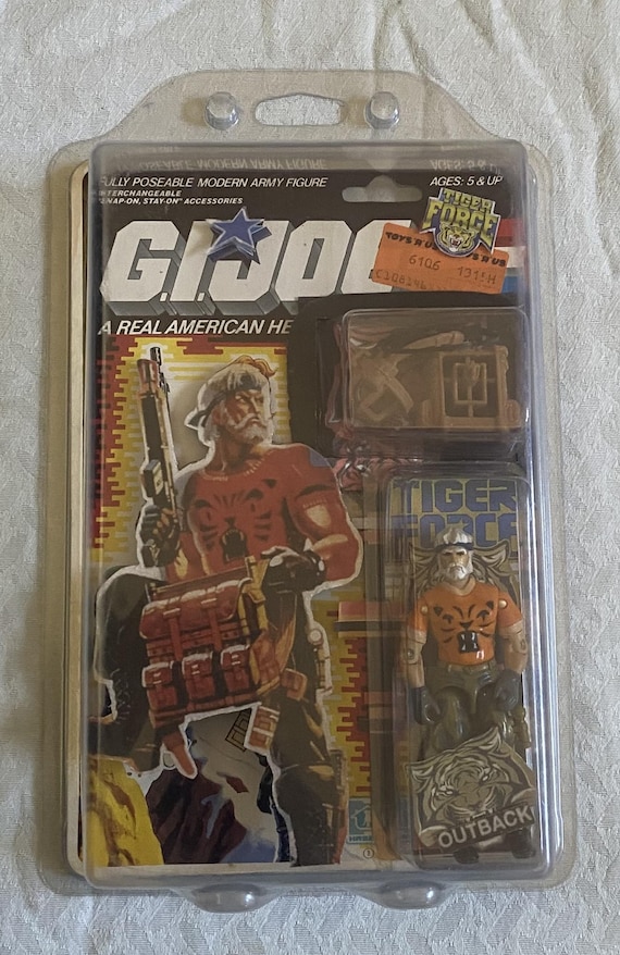 GI Joe ARAH CUSTOM Tiger Force Outback Toy With Collage Art Case