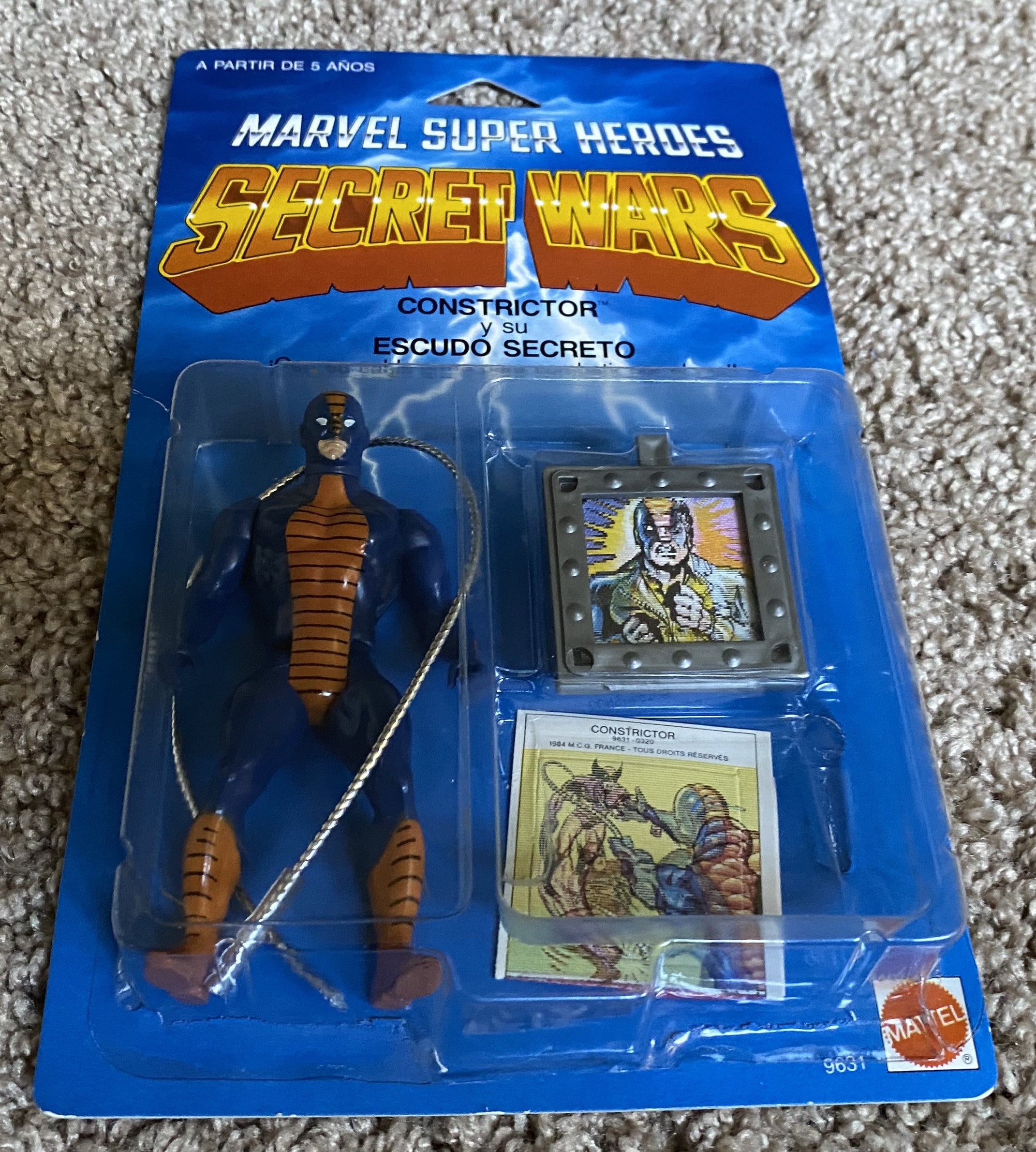 Secret Wars Constrictor 1986 Rare Vintage Original Toy Marvel X