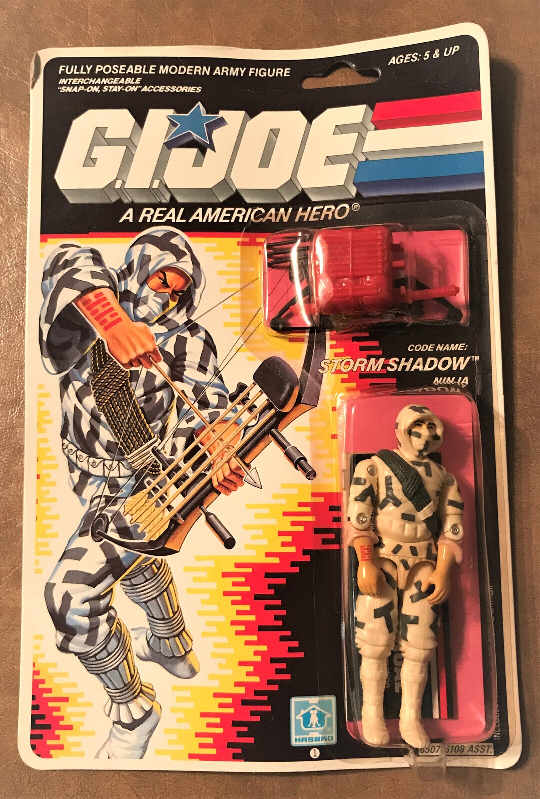 GI Joe A Real American Hero 1987 Version 2 Storm Shadow Vintage