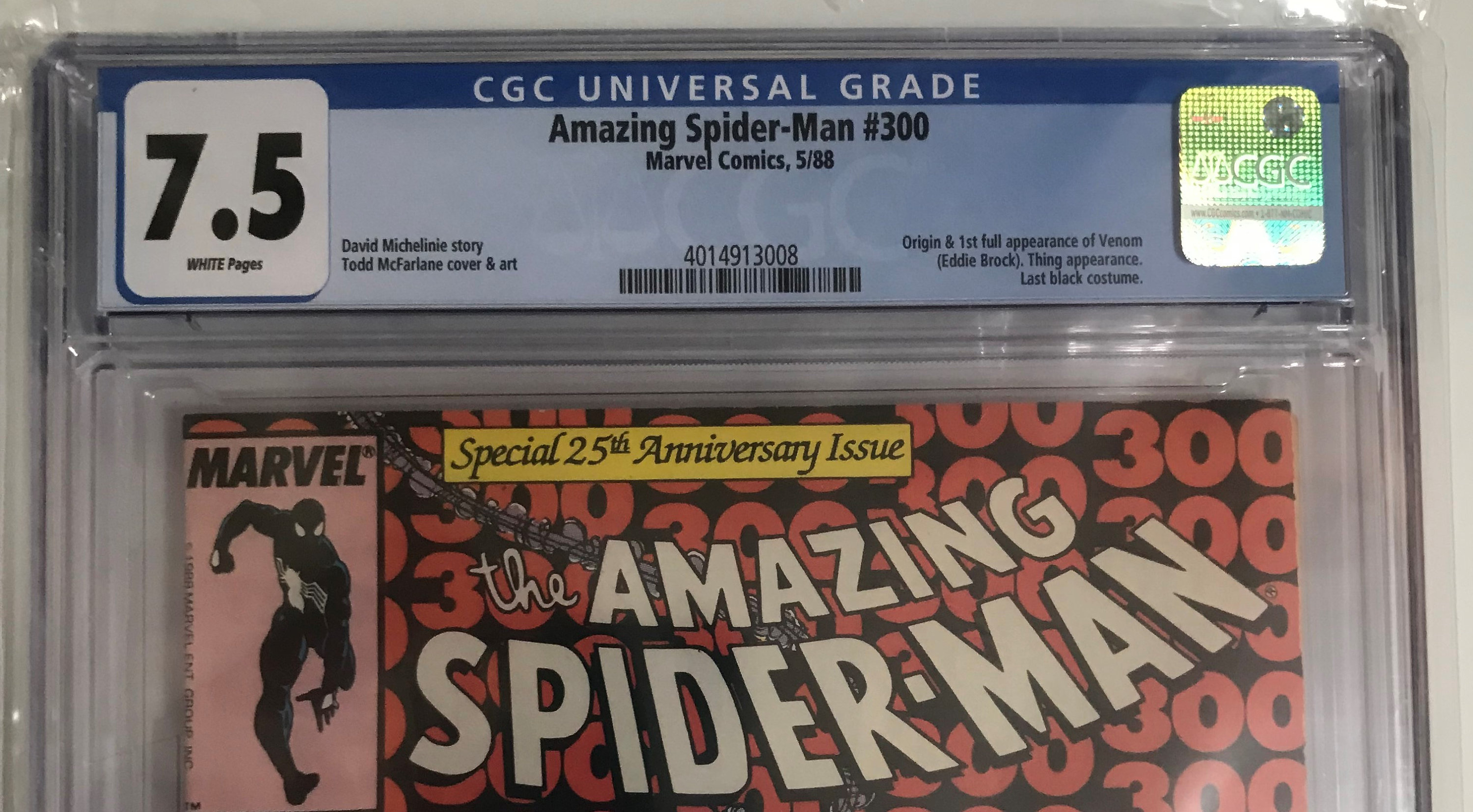 アメイジング・スパイダーマン300 ヴェノム初登場 CGCグレード7.5