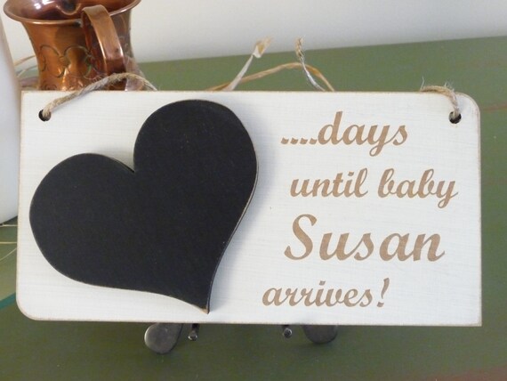 personalised baby countdown