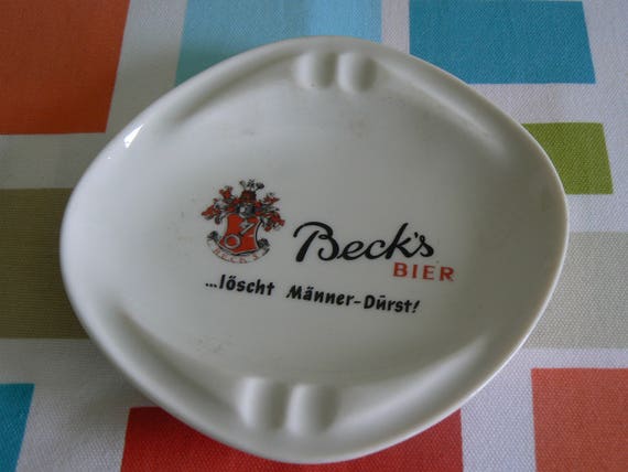 Sale-Vintage Moninger Bier German Ashtray-Flecher /& Co Desiau b Coburg