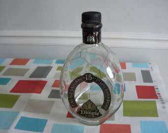 empty Vintage Boxed Miniature Dimple bottle RARE empty Vintage Boxed Miniature Dimple bottle RARE