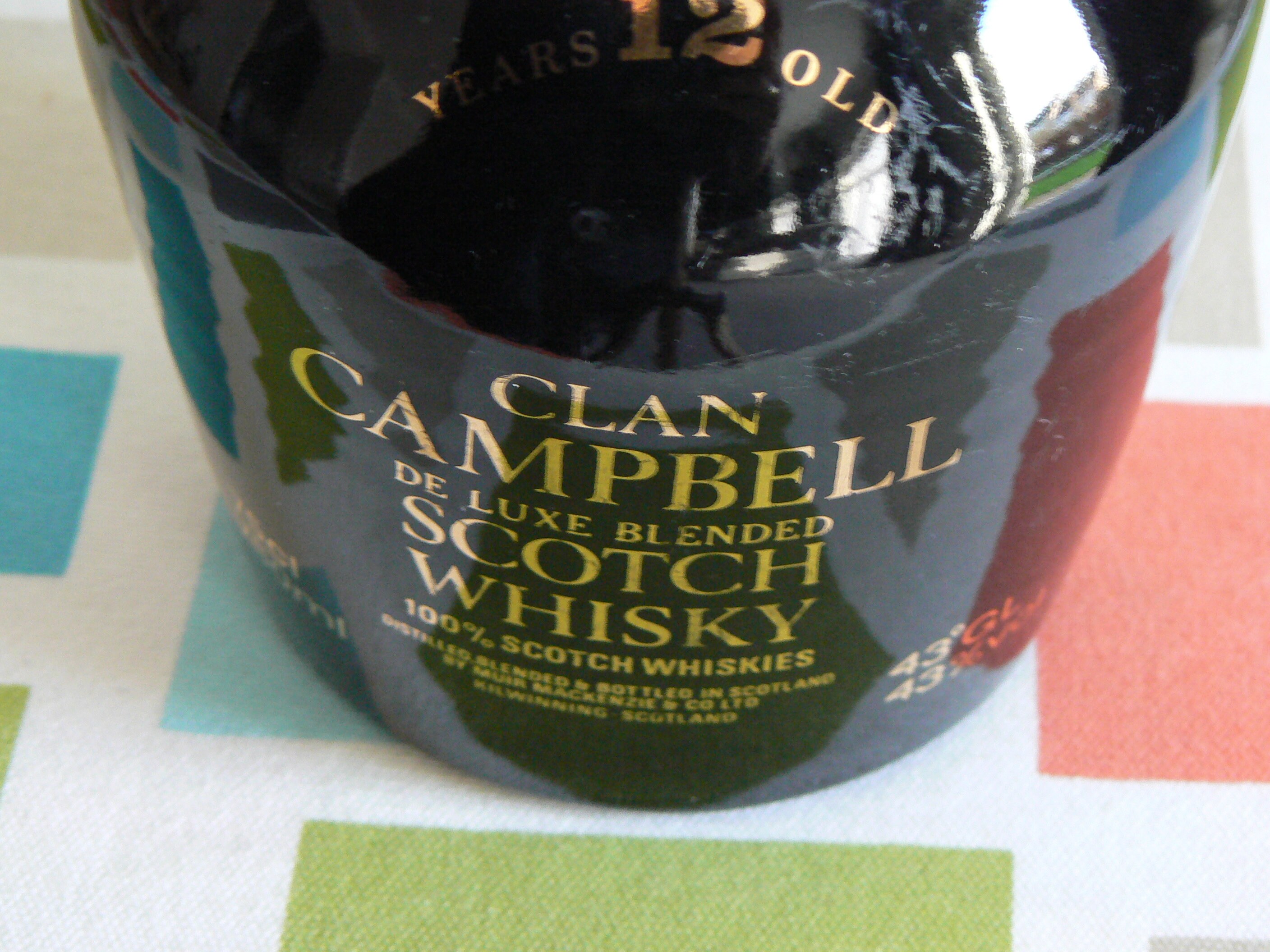 Clan Campbell 12 Year Old Decanter Whisky Auctioneer, 43% OFF