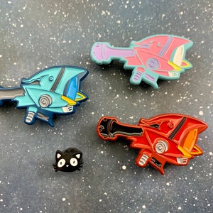 Robot Boyfriend or takun kitty Soft Enamel Pin