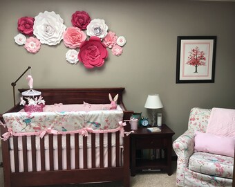 flowers above crib etsy