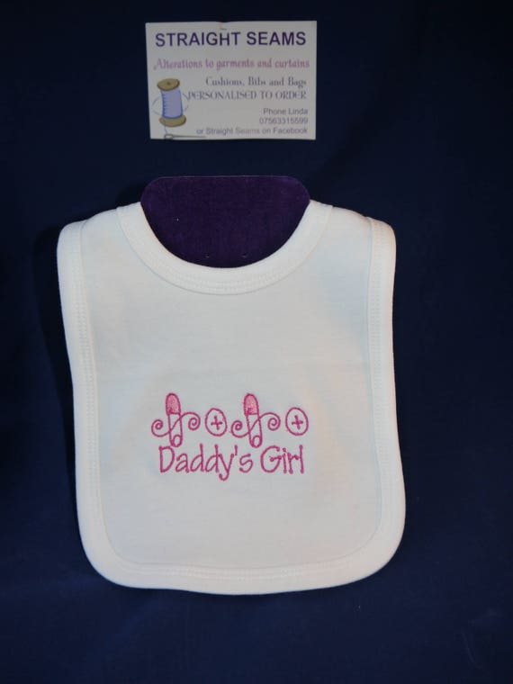 daddys girl bib