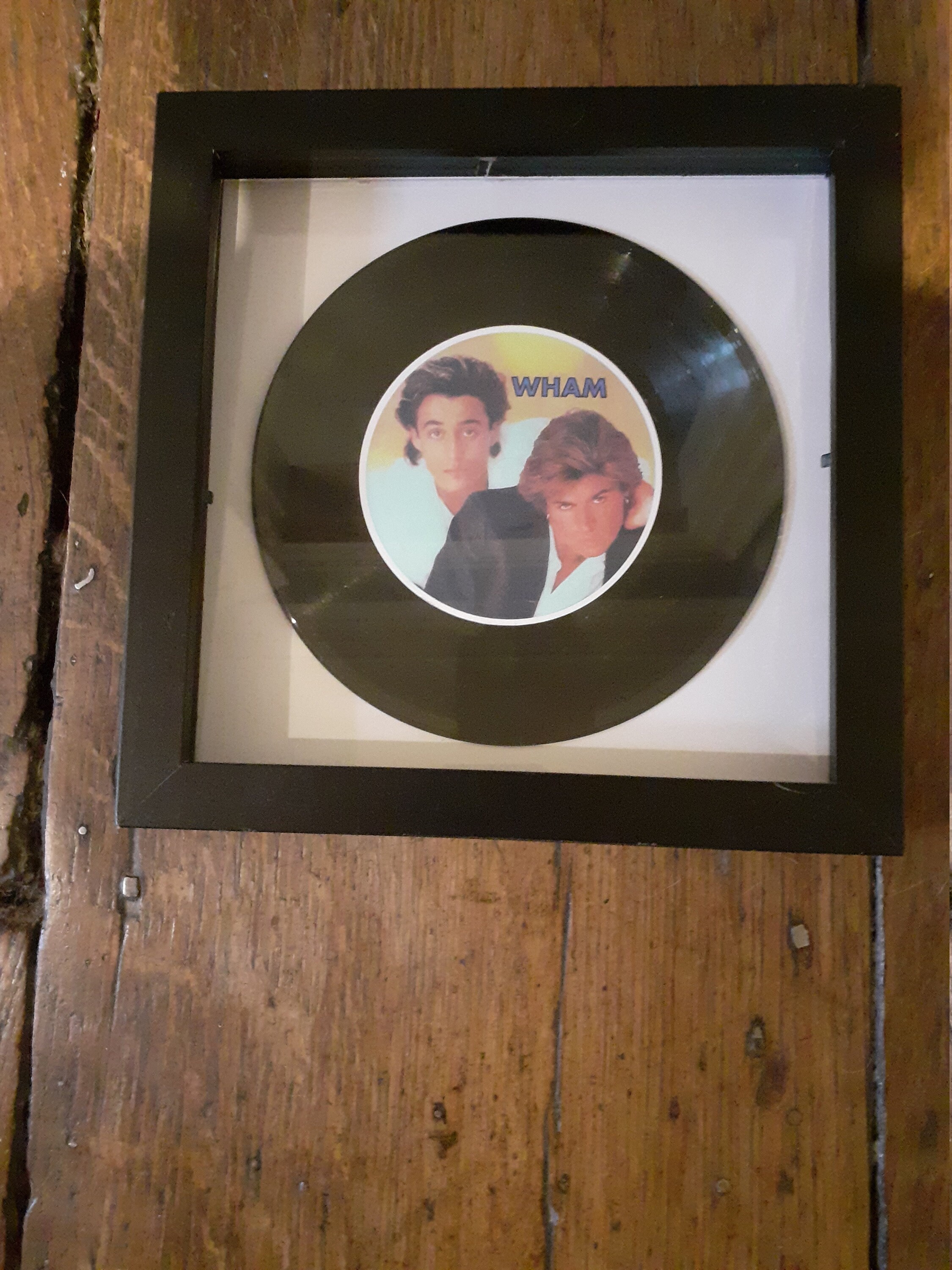 Framed Vinyl Record Wham Etsy UK