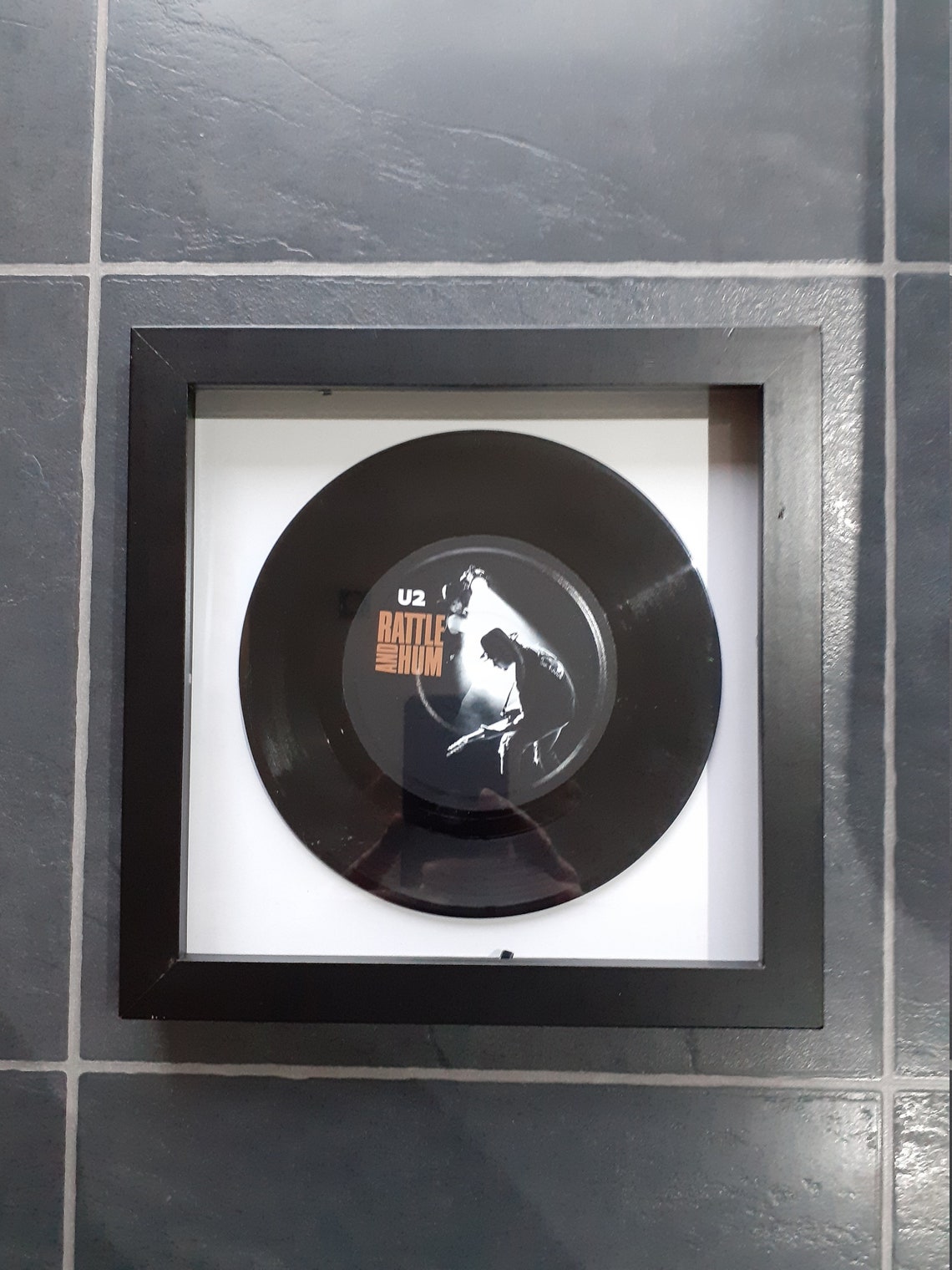 Framed Vinyl Record U2 Rattle and Hum Etsy