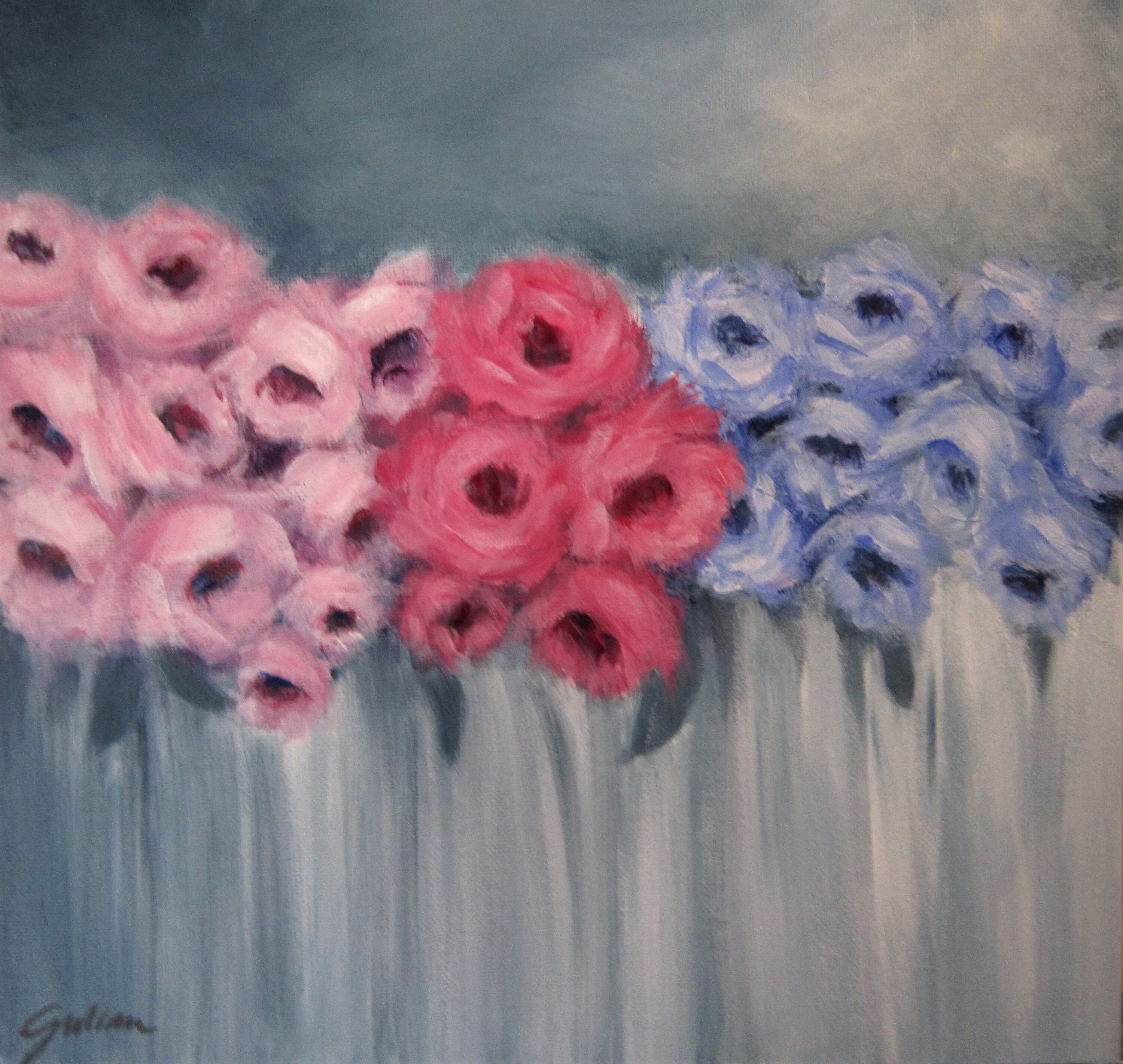 New Original Acrylic Painting On Canvas Decorative Wall Art Signed