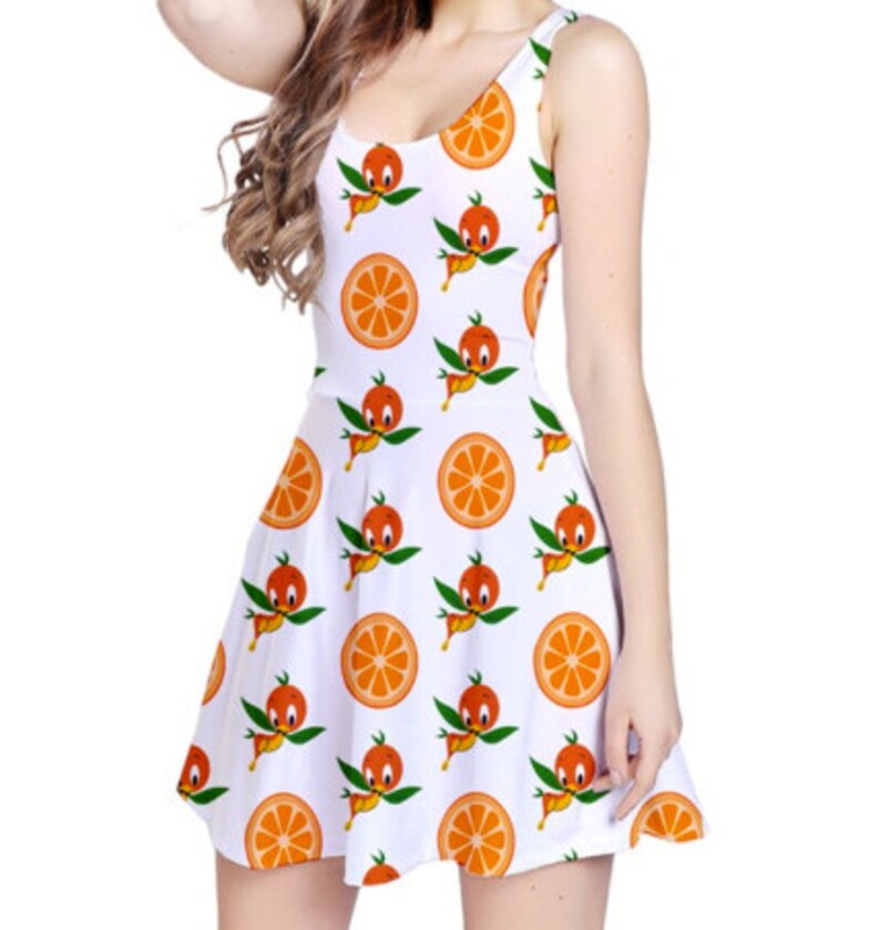 orange bird dress