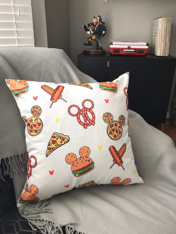 New Disney Parks Mickey Believe in Magic Vintage Round Pillow Cushion