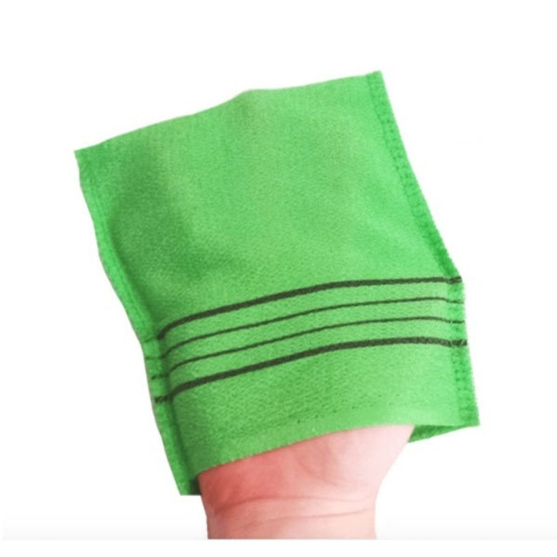 2 Pc Exfoliating Bath Body Scrub Gloves Dead Skin Washcloth Etsy