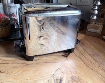 Tostapane automatico Wizard Western Auto a 2 fette, cromato argento JC 2101D Space Age