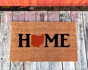 Ohio Doormat Etsy