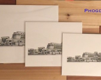 Print of Kansas State Bill Snyder Family Stadium in Manhattan Kansas