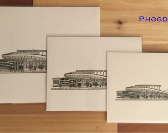 Print of World Champion Kansas City Royals Kauffman Stadium.