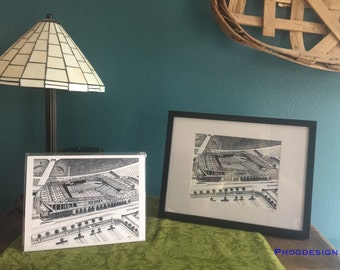 Sporting Kansas City Art Print.  Sporting Park KC