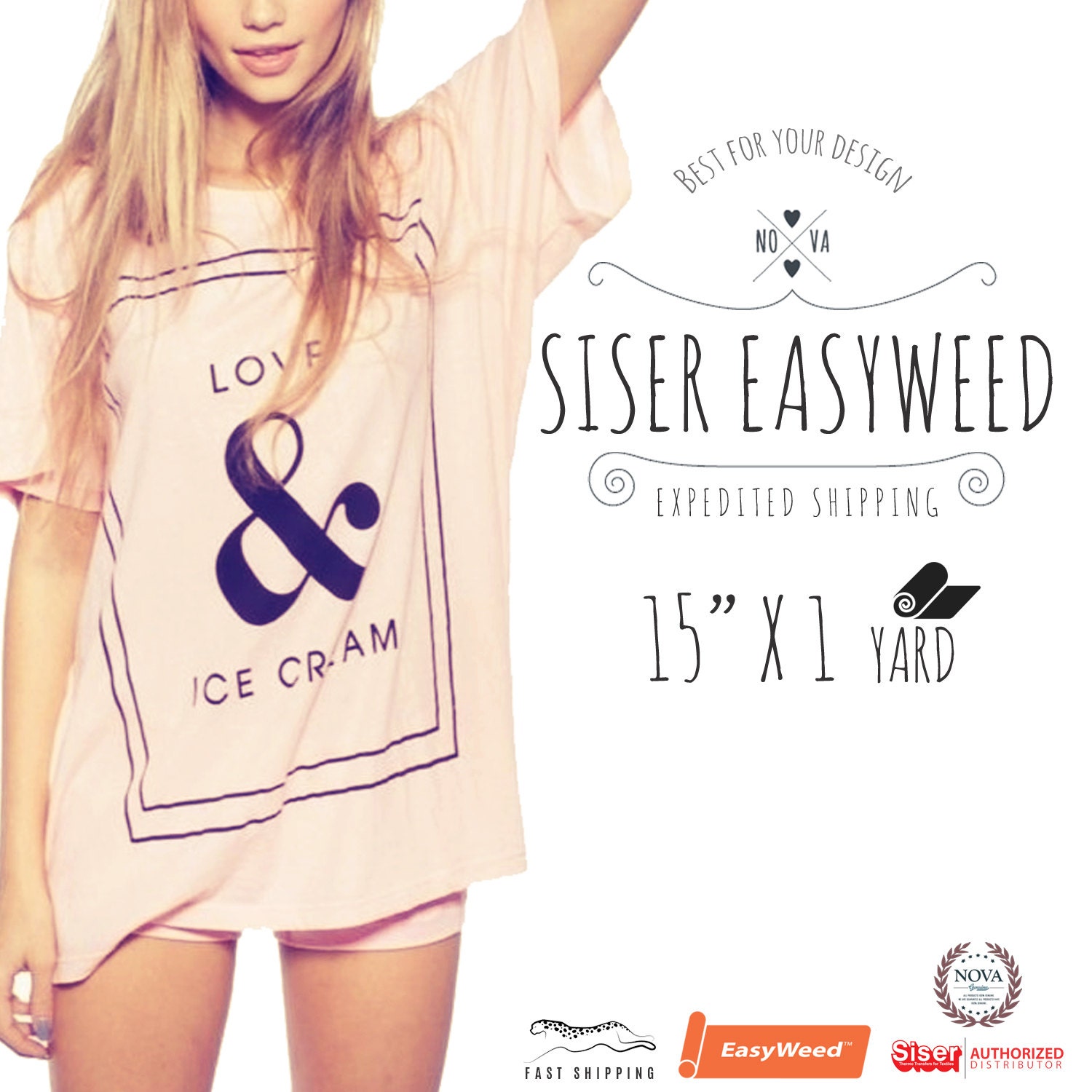 New siser easyweed heat transfer vinyl 15 x 1yd choose etsy