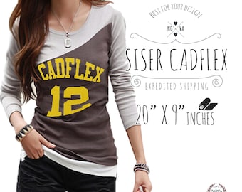 New Siser EASYWEED CADFLEX Heat Transfer Vinyl 20" X 9",  2 COLORS to Choose From, for T-shirts, shirts, bags, and more