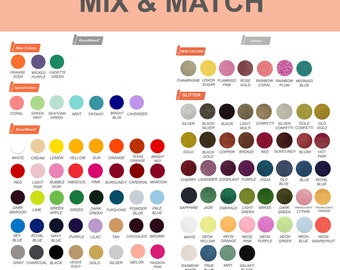 Siser Easyweed 15"x 12", 30 Sheets & Glitter 20"X 12", 45 Sheets Mix and Match FREE Shipping*