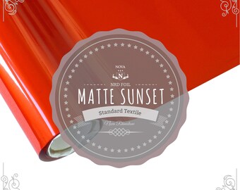 NRD Textile Thermo Heat Transfer Foil **Matte Sunset** 12" X 25' ft. FREE SHIPPING!!