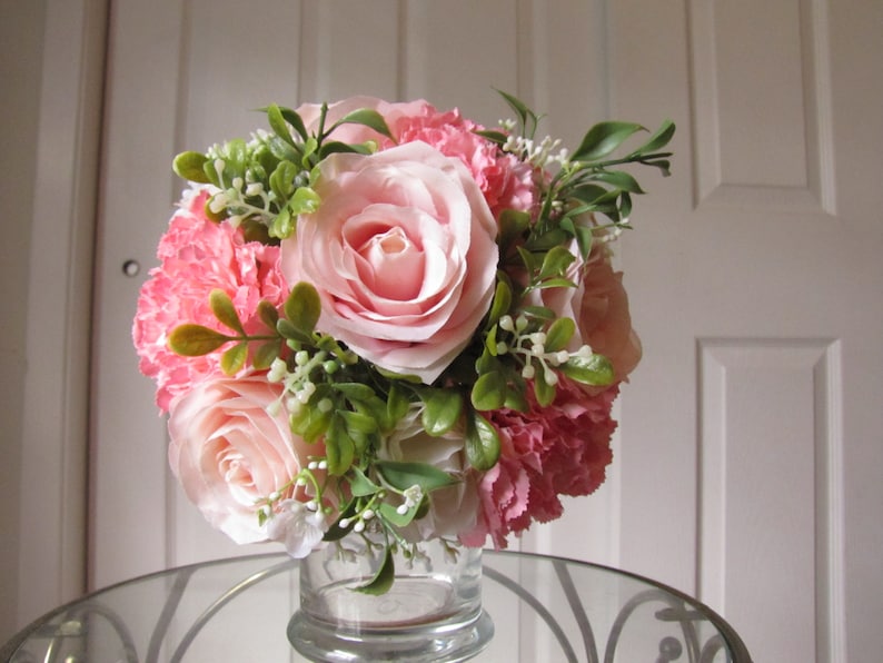 Pink Carnation Bridal Bouquet