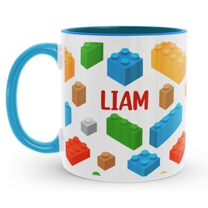 Personalised Lego Mug Girls Boys Christmas Birthday Gift Etsy