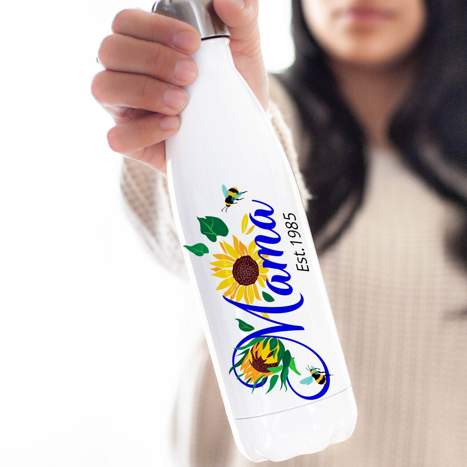 Mom Personalized Water Bottle Mothers Day Gift Idea Mom EST Etsy