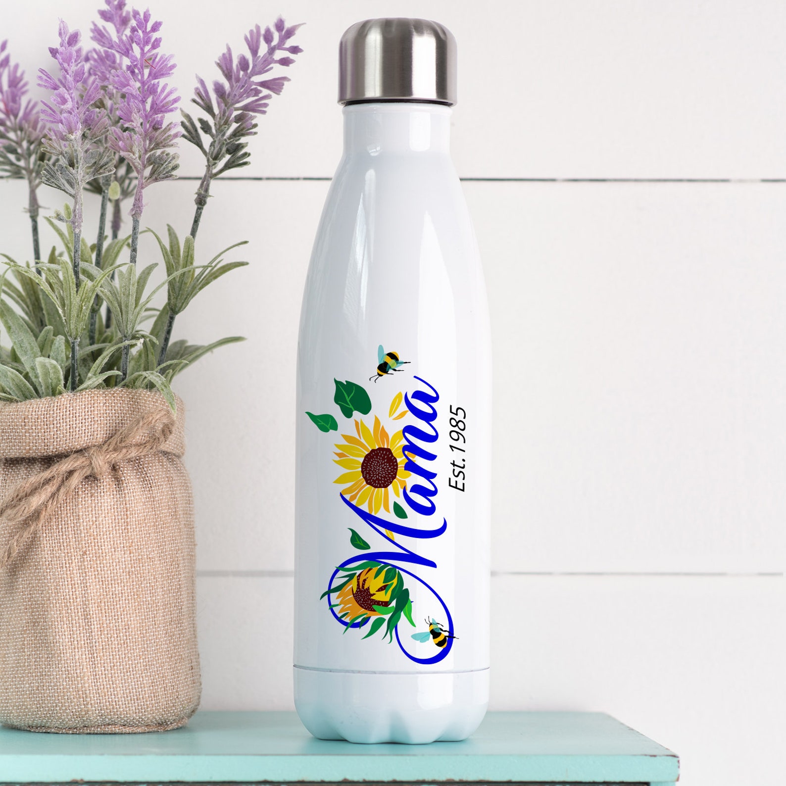 Mom Personalized Water Bottle Mothers Day Gift Idea Mom EST Etsy